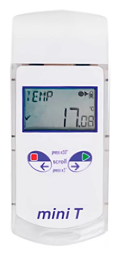 Data logger Mini T programmabile con display multifunzione, software gratuito e report grafico PDF